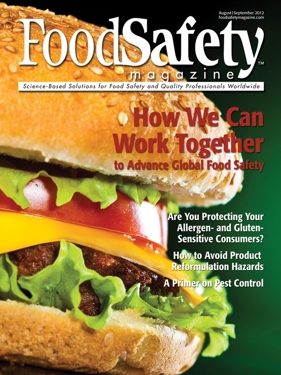 Food Safety Magazine cover